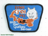 CJ'01 10th Canadian Jamboree Subcamp Lynx [CJ JAMB 10-5a]